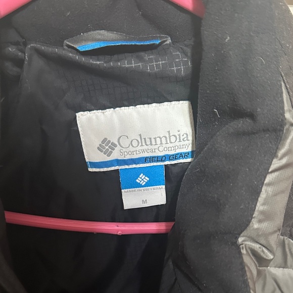 Columbia Men's Charcoal and Black Puffer Jacket - Picture 5 of 6